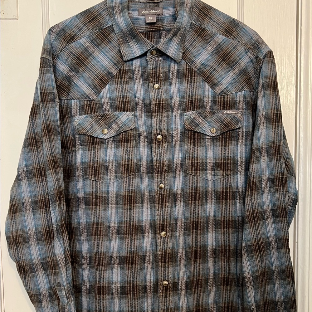 Eddie Bauer, Vintage Long Sleeve Button Down, L